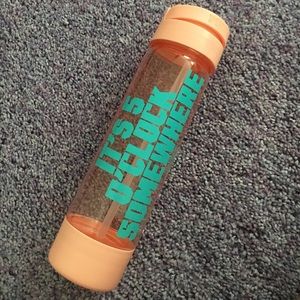 NEVER USED Pink water bottle